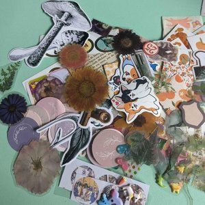 Mystery Surprise Stationery grab bag stickers papers crafting journalling